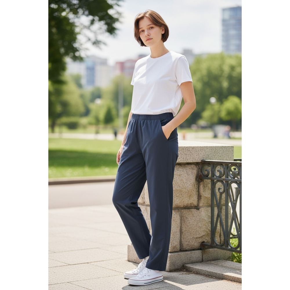 NWT Eddie Bauer Departure‎ Ankle Pants Womens XL Lightweight Moisture Wicking